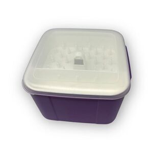 Eagle Craftstor Cube Thread Holder Purple White No Dividers Vintage USA Made